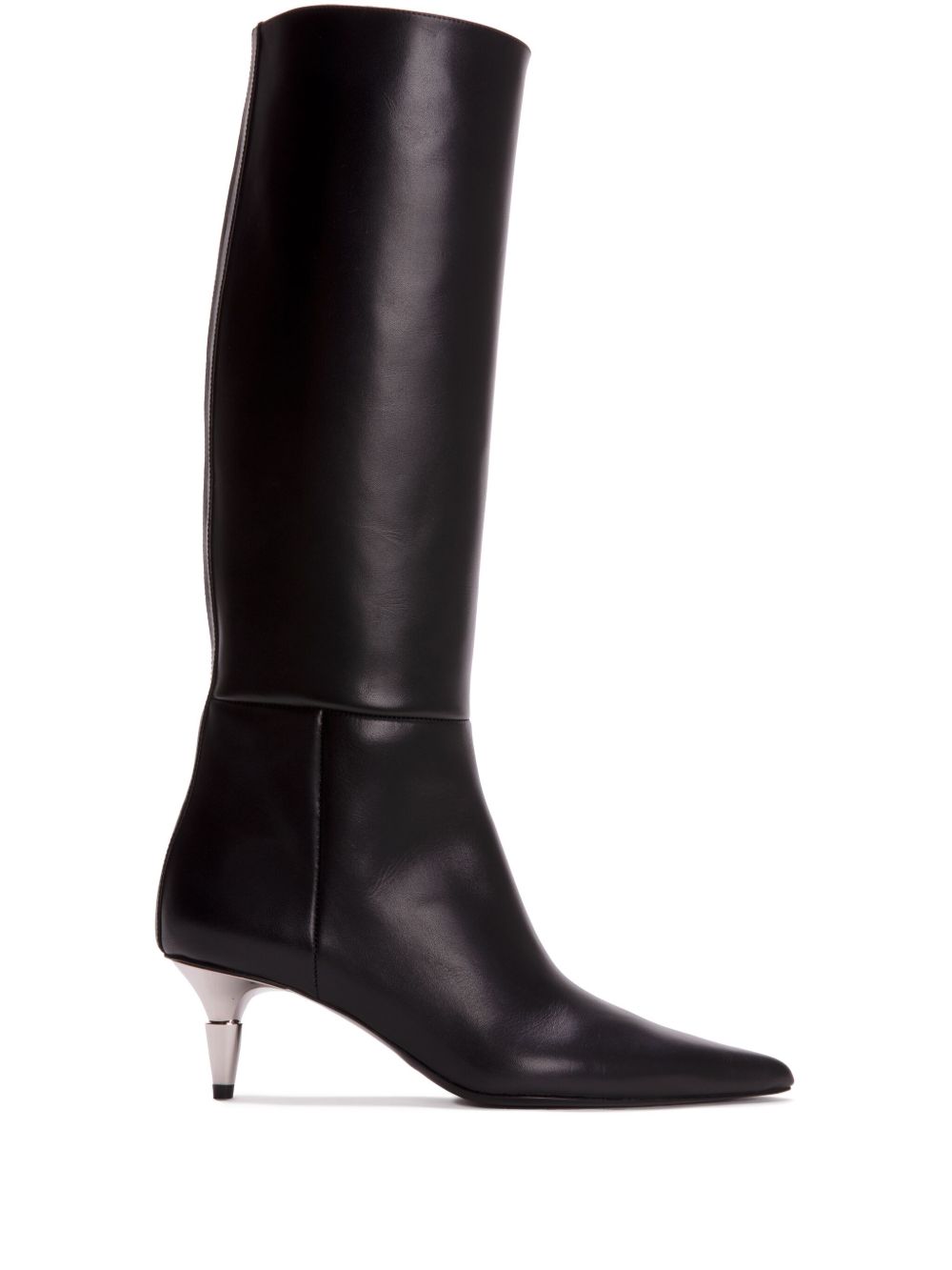 Proenza Schouler Spike 尖头及膝靴 - 黑色