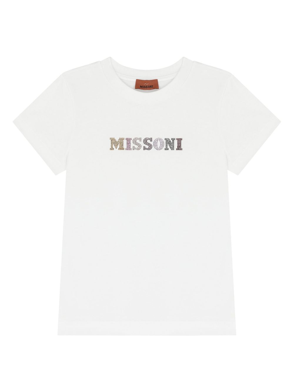 Missoni Kids 水钻缀饰T恤 - 白色