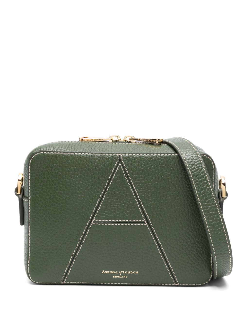 Aspinal Of London Camera 斜挎包 - 绿色