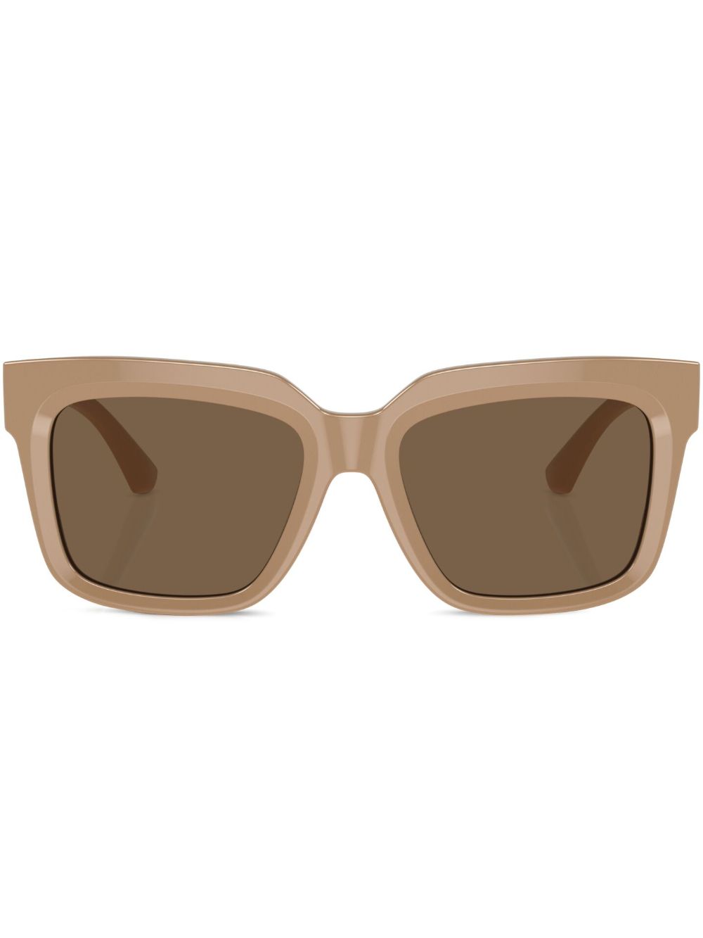 Burberry Eyewear 经典logo标牌wayfarer框太阳眼镜 - 中性色