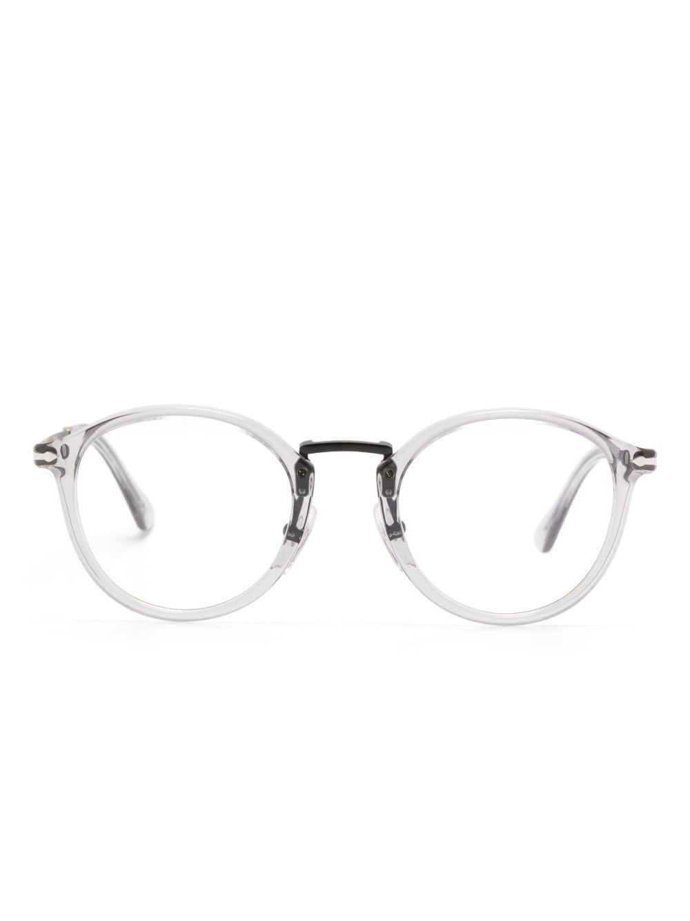 Persol Vico 圆框眼镜 - 灰色