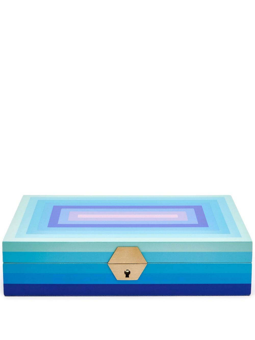 Jonathan Adler Scala 亮漆珠宝盒 - 蓝色