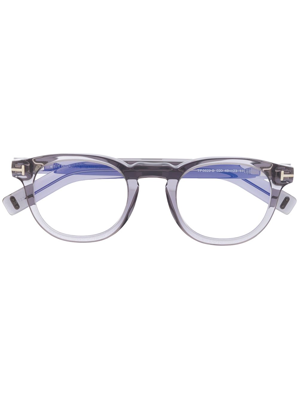 TOM FORD Eyewear 汤姆福特 FT5629B透明方框眼镜 - 灰色