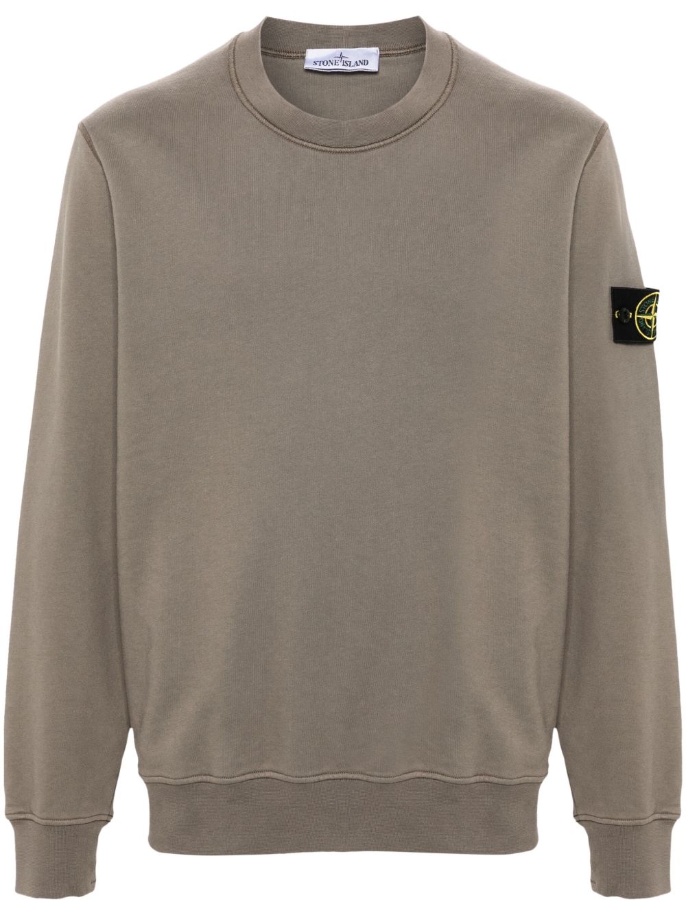 Stone Island 罗盘徽章卫衣 - 褐色