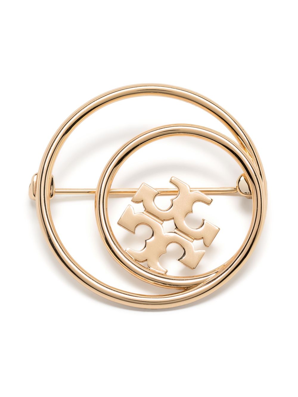 Tory Burch Miller 抛光胸针 - 金色