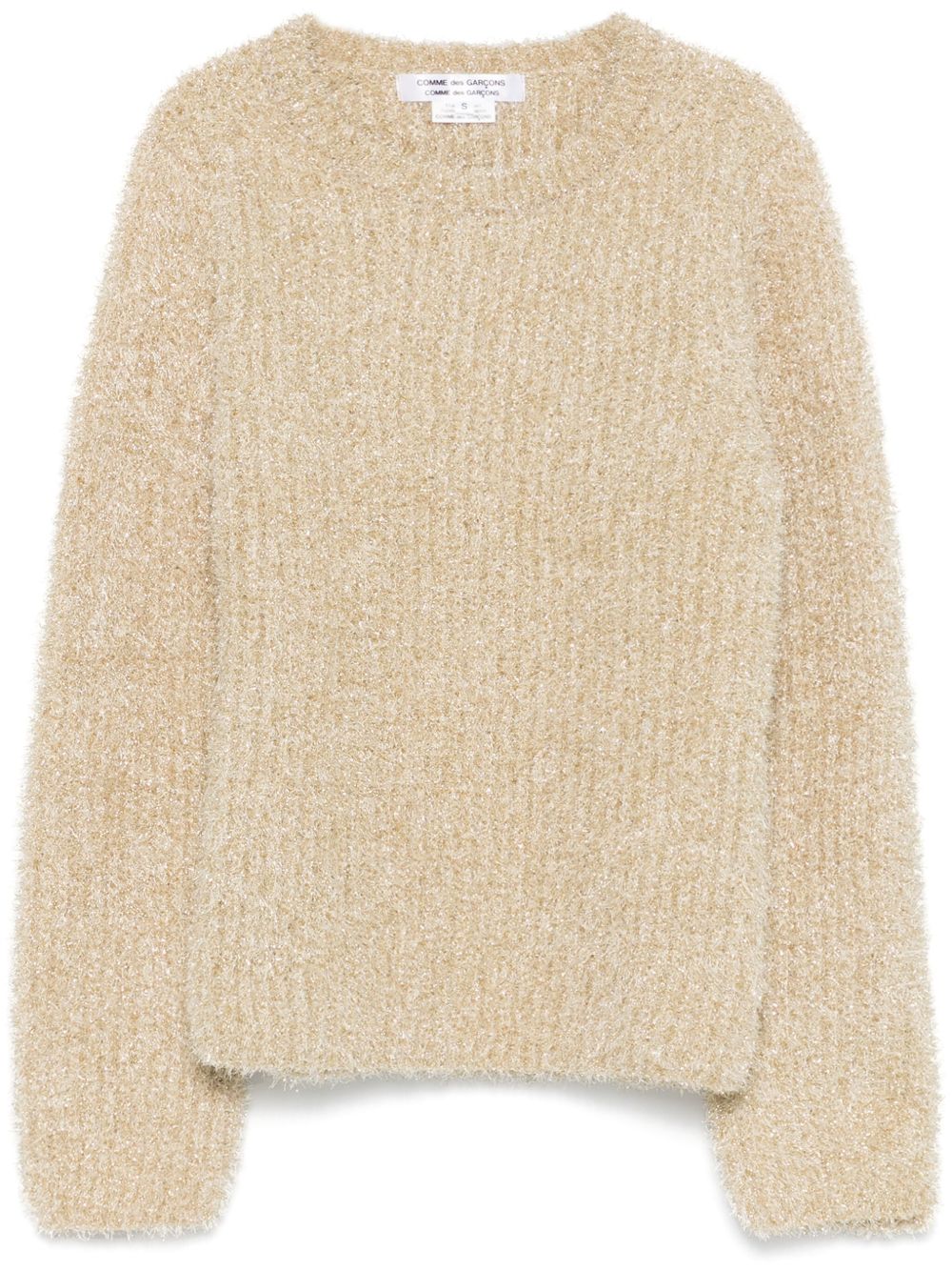 Comme Des Garçons Comme Des Garçons 金银丝毛衣 - 金色
