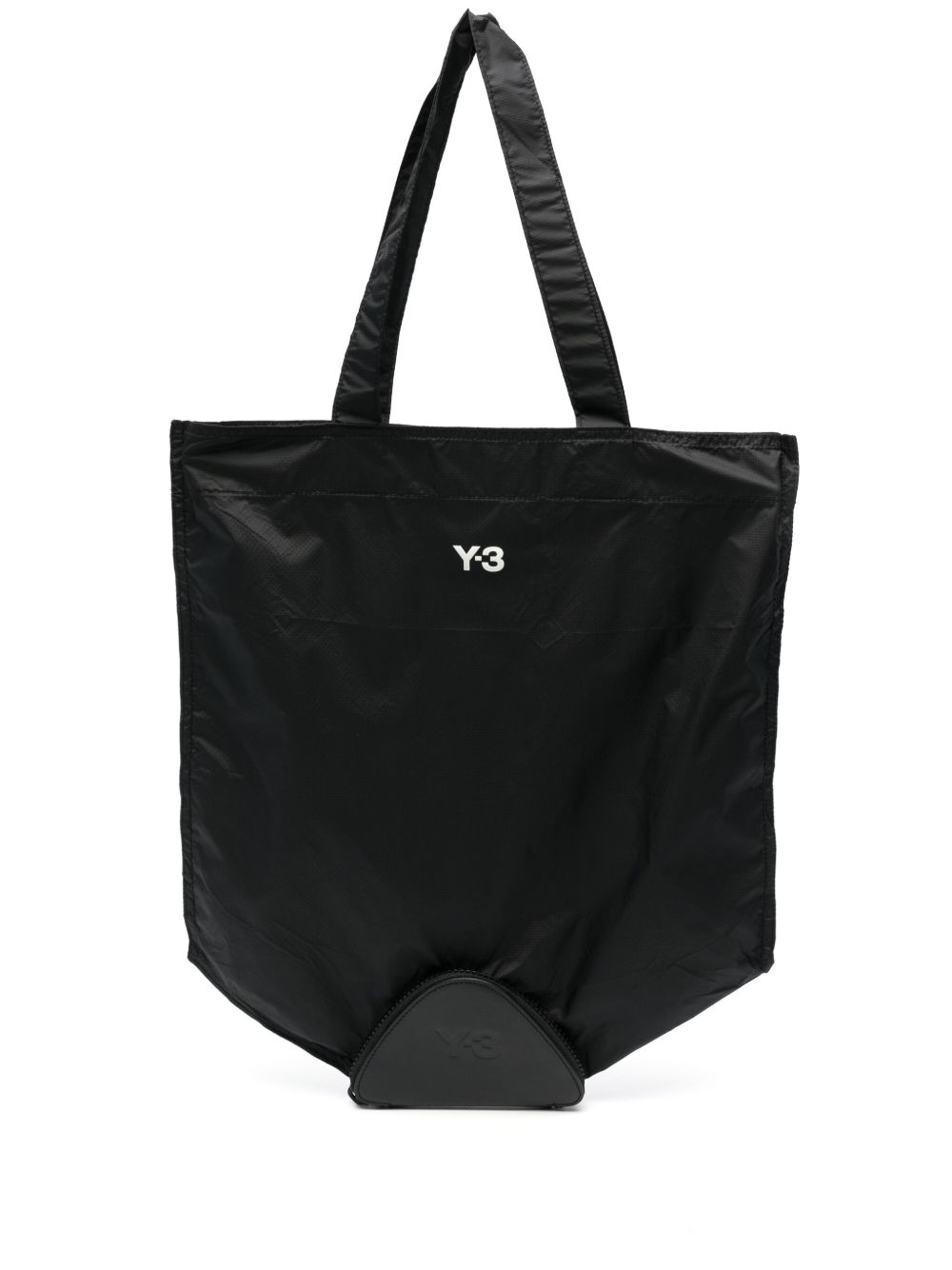 Y-3 Pckbl logo印花托特包 - 黑色