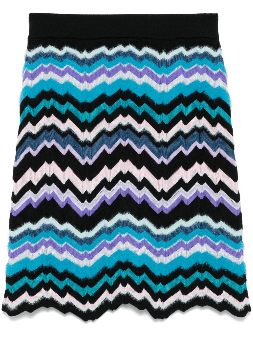Missoni Zigzag 迷你半身裙 - 黑色
