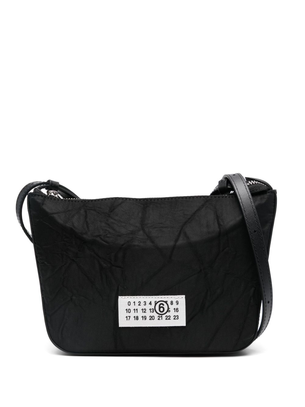 MM6 Maison Margiela 标贴斜挎包 - 黑色