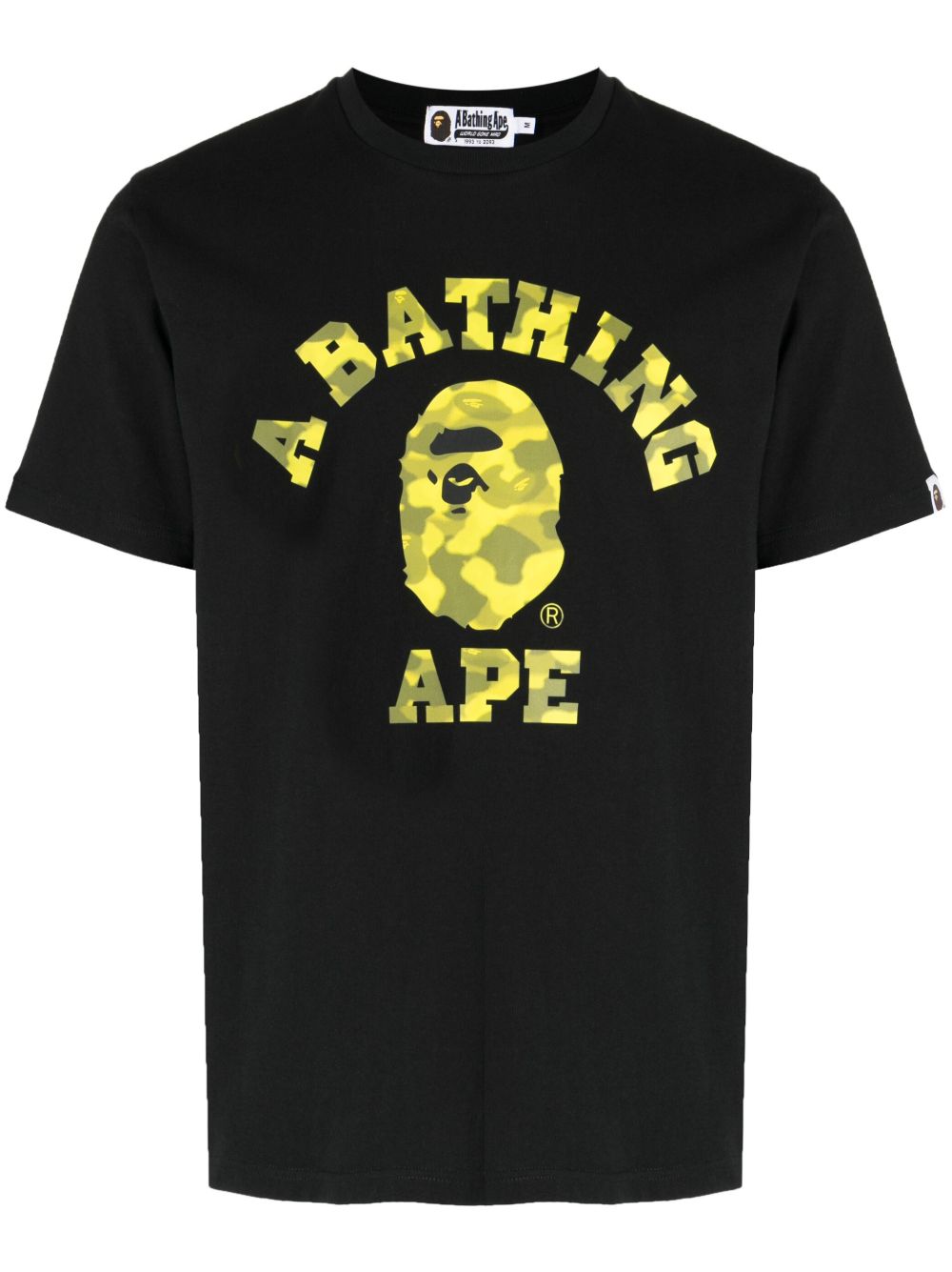 A BATHING APE® Radiation College 迷彩印花T恤 - 黑色