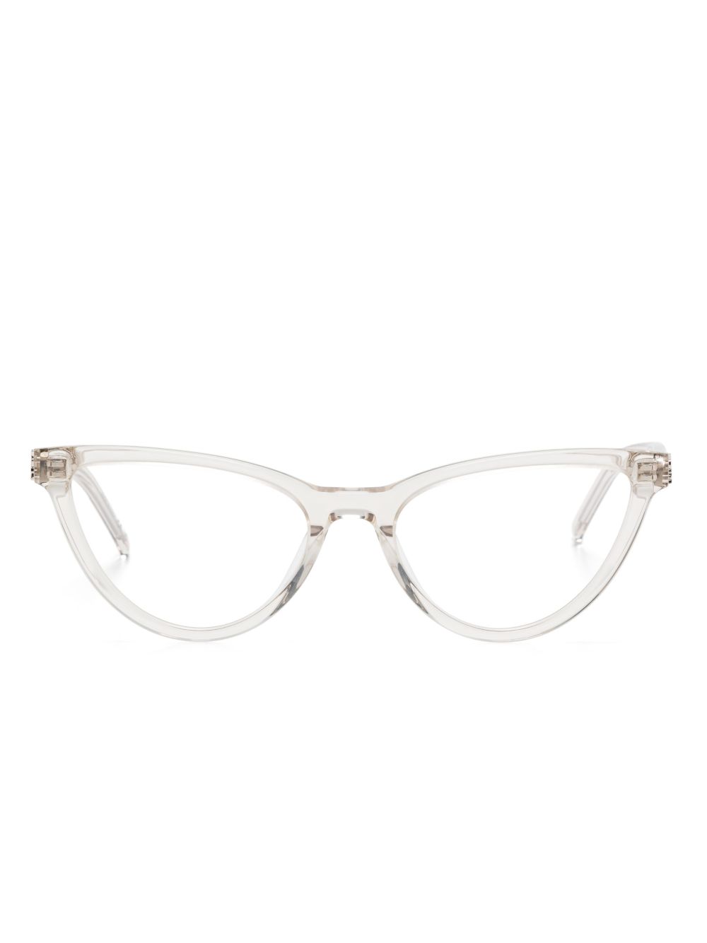 Saint Laurent Eyewear 猫眼框眼镜 - 白色