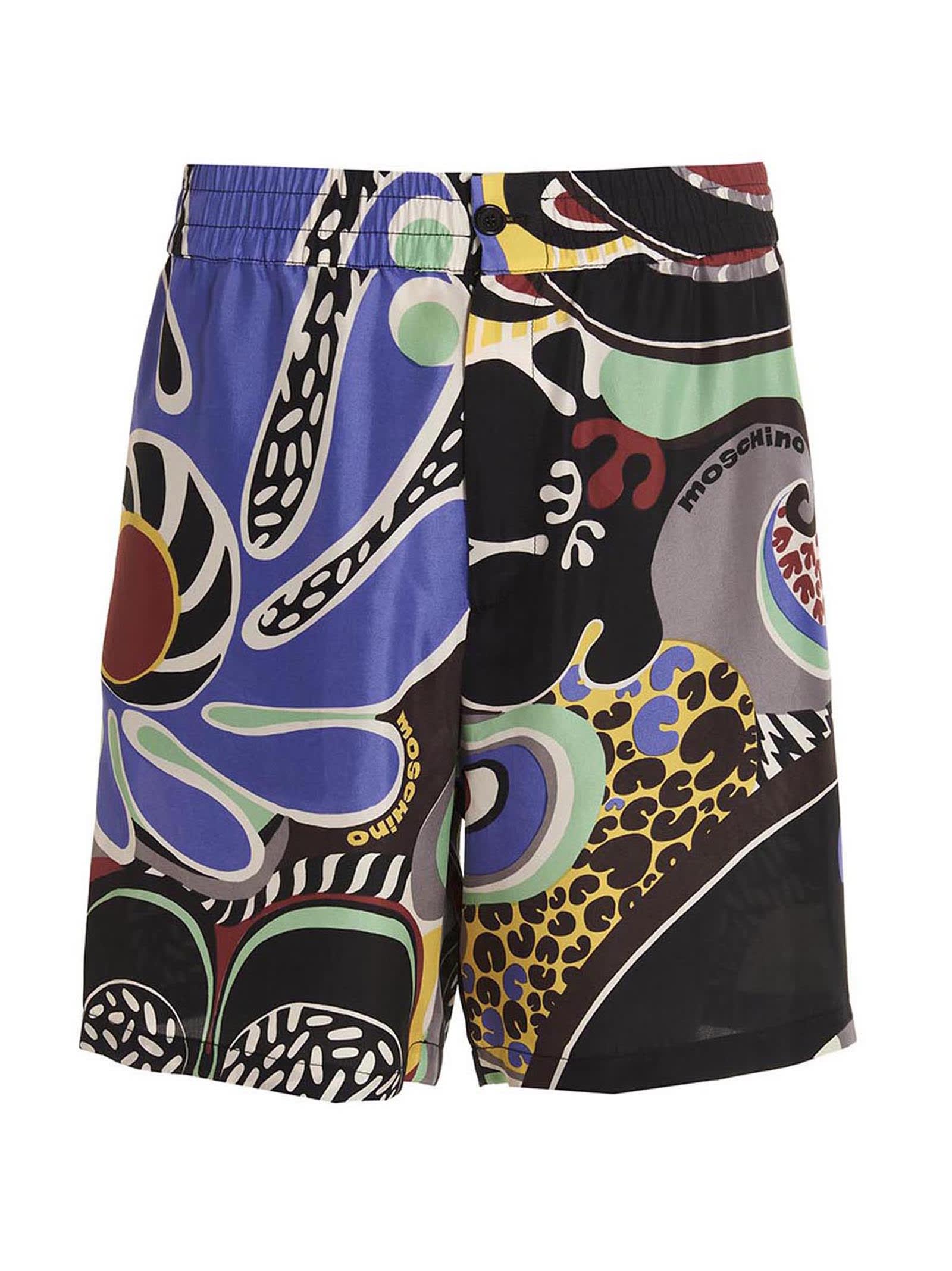 Moschino psychedelic Bermuda Shorts