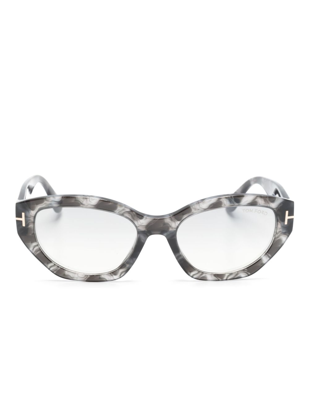 TOM FORD Eyewear Penny 猫眼框太阳眼镜 - 灰色