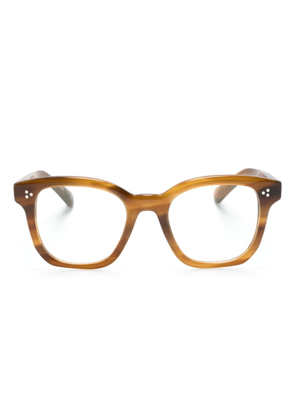 Oliver Peoples Lianella 方框眼镜 - 褐色