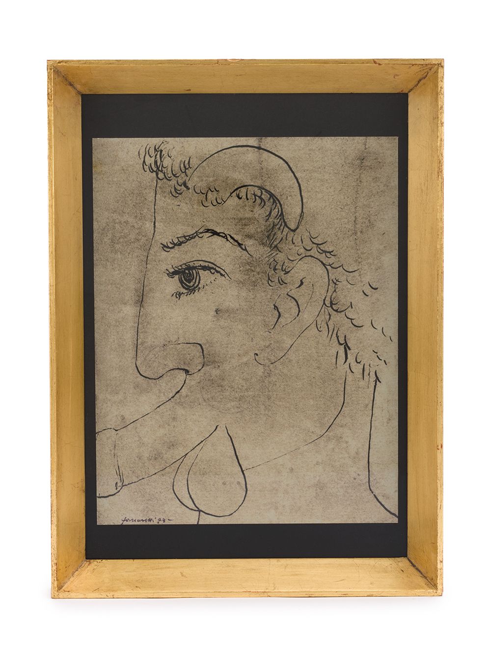 Fornasetti Erotic painting - 金色