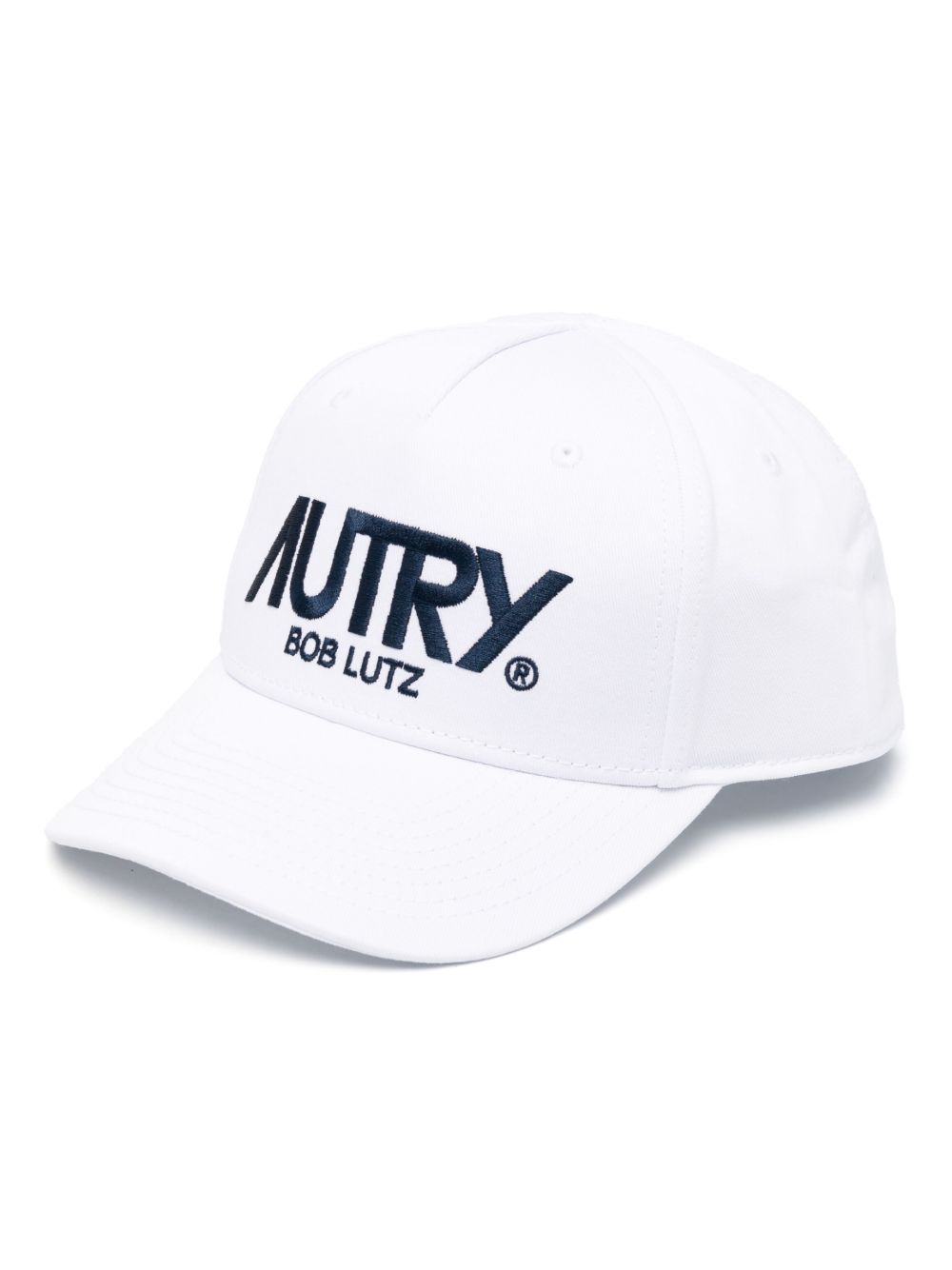 Autry logo刺绣棒球帽 - 白色