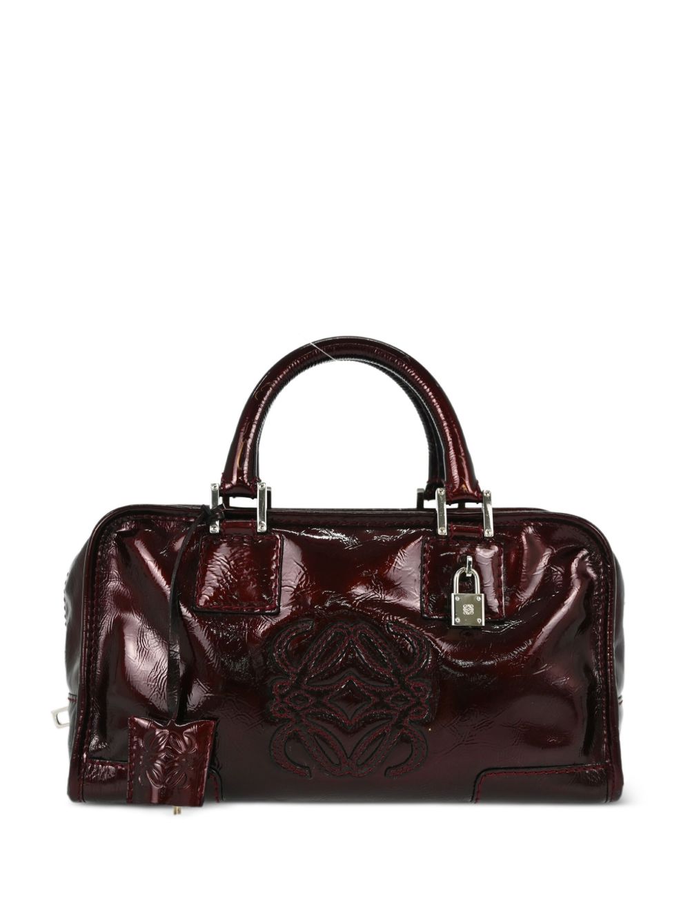 Loewe Pre-Owned Amazona 28 手提包（1990-2000年典藏款） - 红色