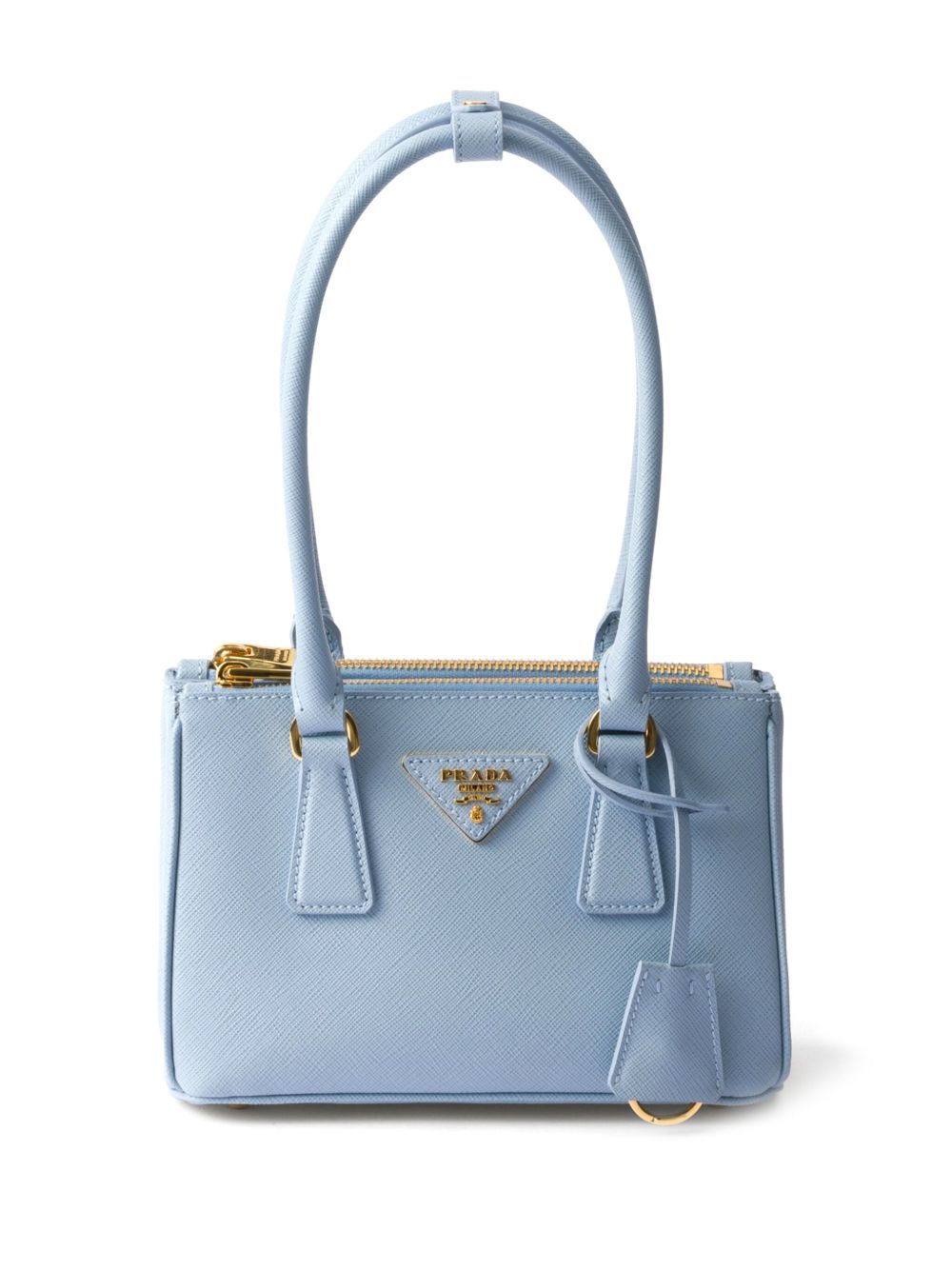 Prada Galleria Saffiano 皮质迷你包 - 蓝色