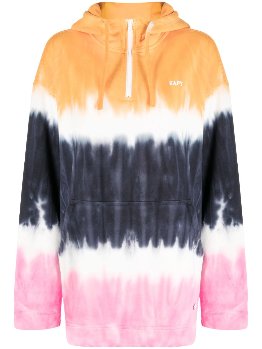 BAPY BY *A BATHING APE® logo刺绣扎染连帽衫 - 彩色