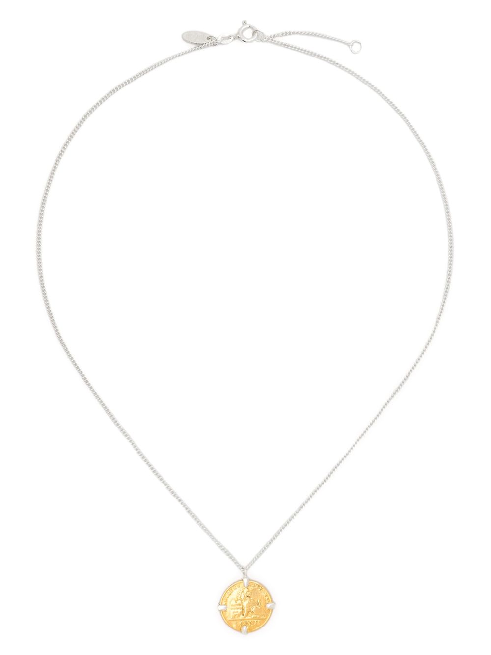 Wouters & Hendrix coin-pendant necklace - 银色