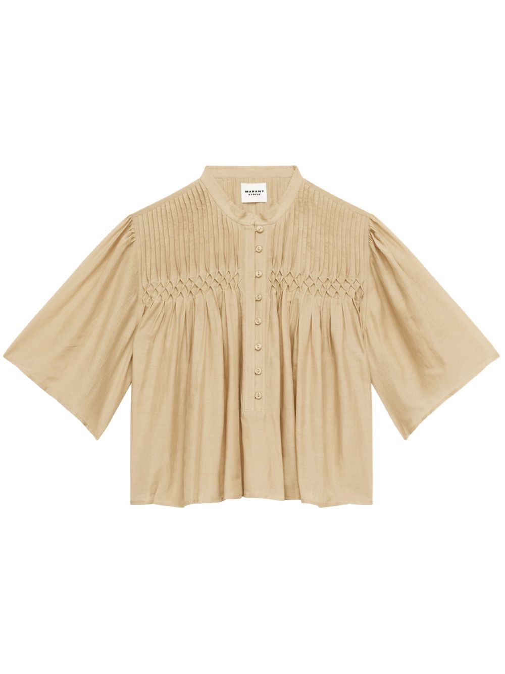 MARANT ÉTOILE Destiny 褶饰细节罩衫 - 中性色