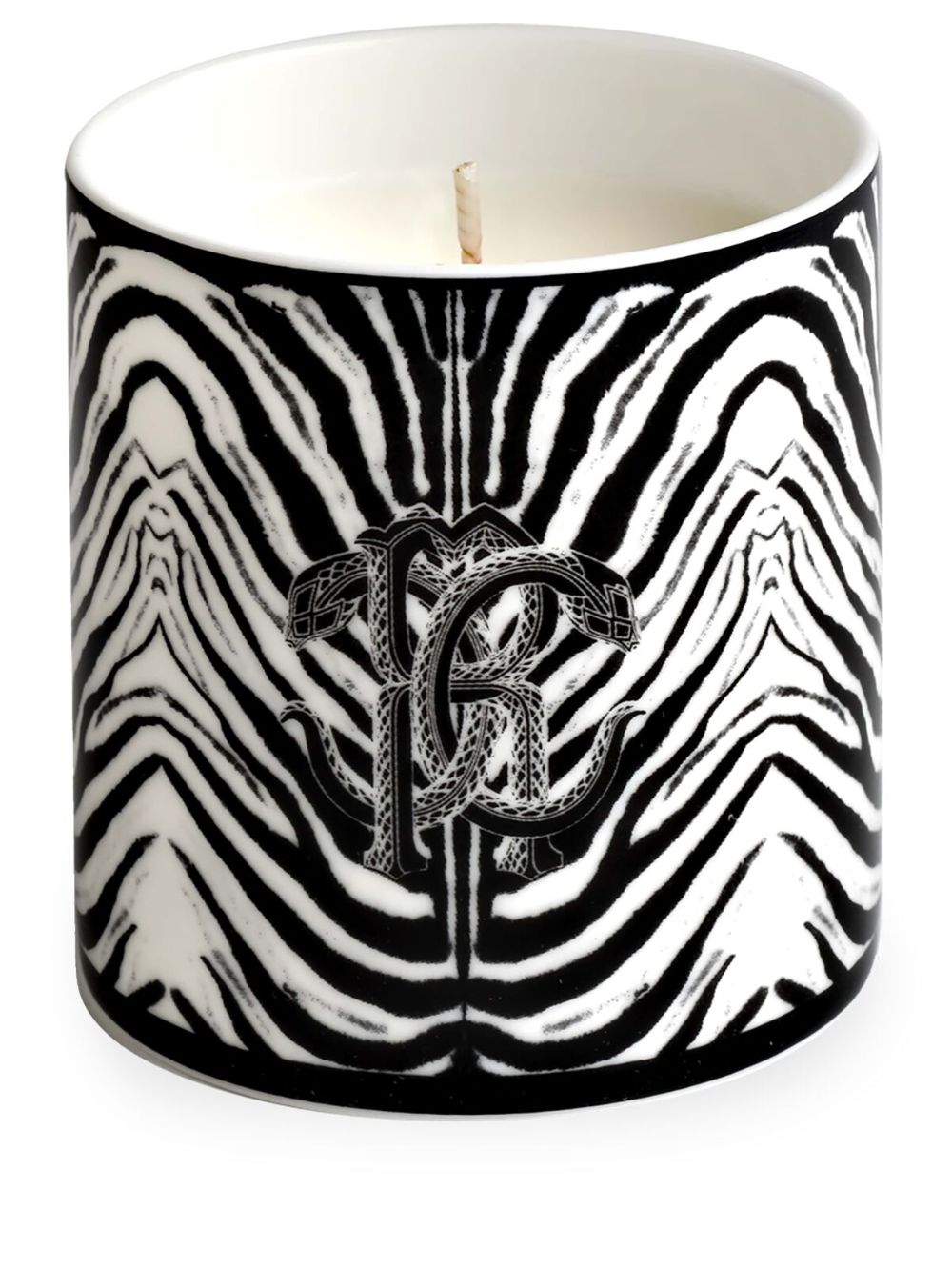 Roberto Cavalli Home Zebra 香熏蜡烛（270克） - 黑色