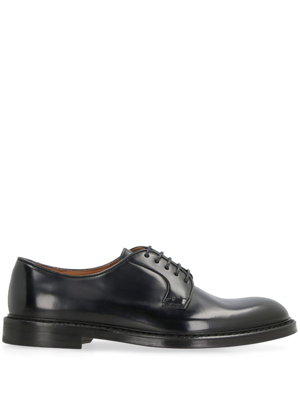 Doucal's classic lace-up shoes - 黑色