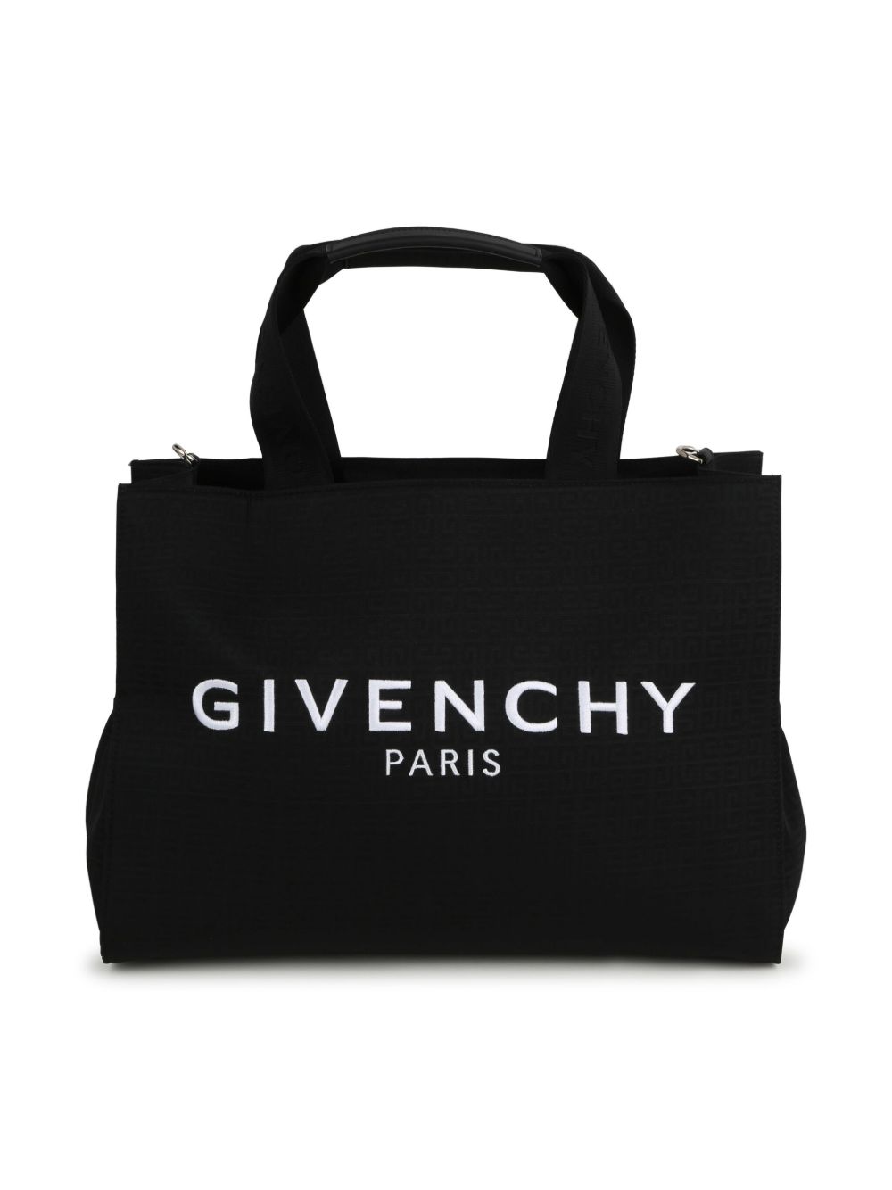 Givenchy Kids 4G 提花logo刺绣母婴包 - 黑色