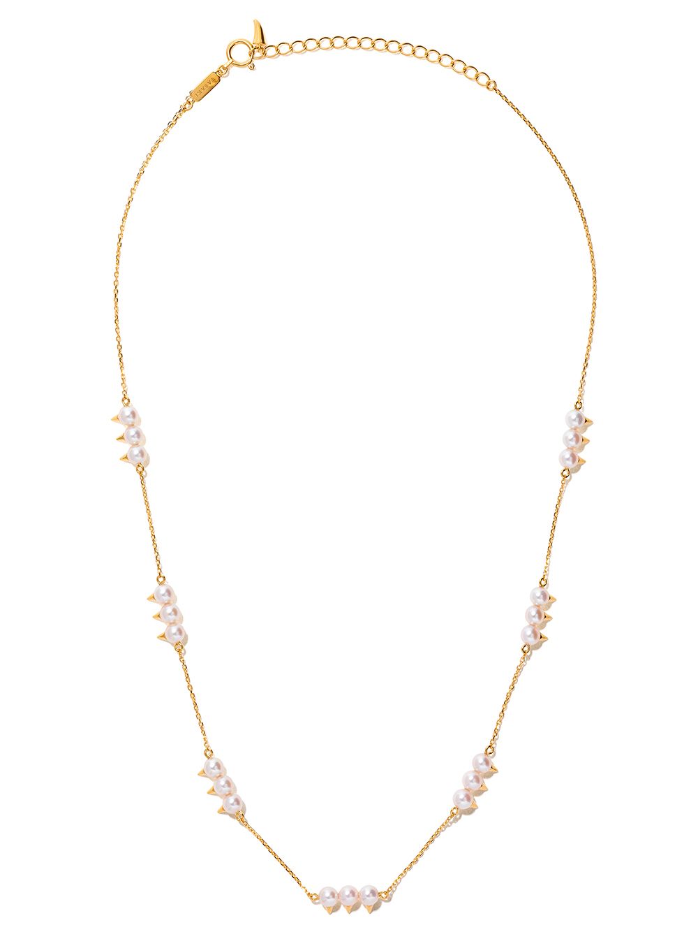 TASAKI Danger Neo Collection Line 18K黄金阿古屋珍珠项链 - 金属色