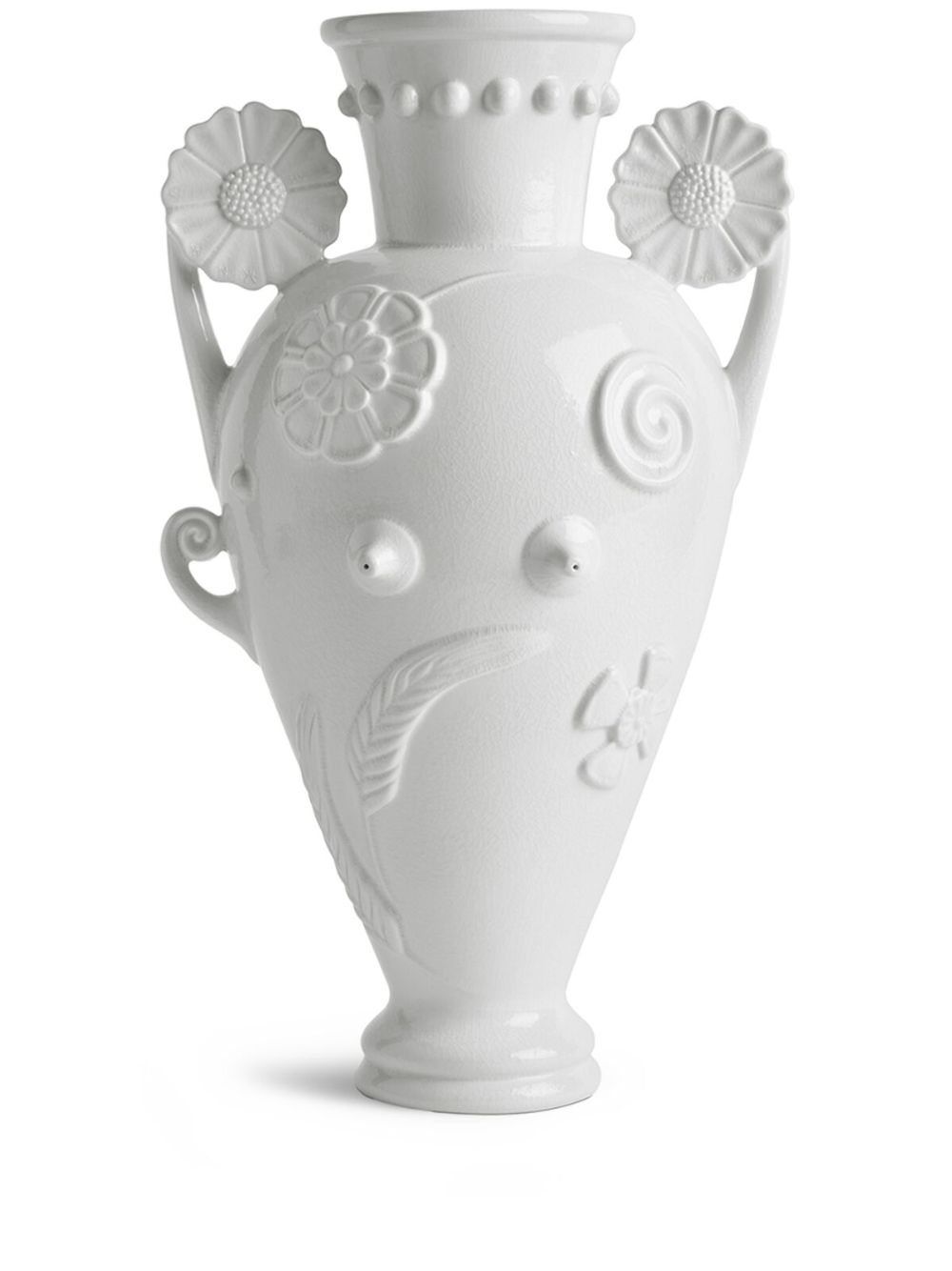 L'Objet Pantheon Persephone 陶瓷花瓶（47厘米 x 26.5厘米） - 白色