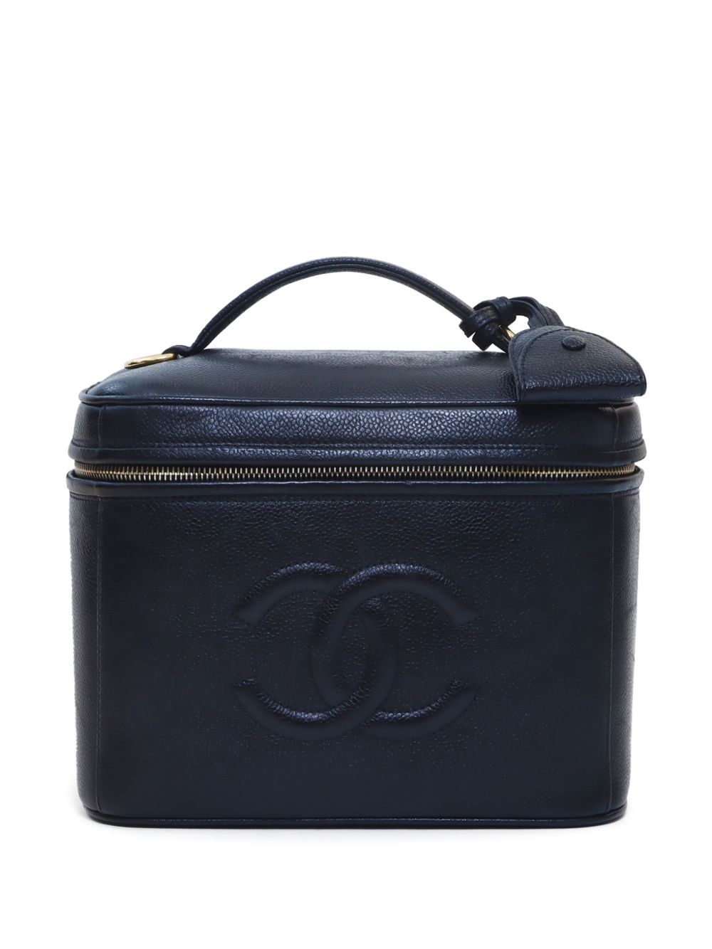 CHANEL Pre-Owned CC 化妆单肩包（2000年典藏款） - 黑色