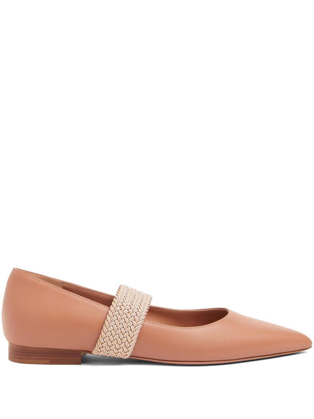 Malone Souliers Melanie 皮质低跟鞋 - 粉色