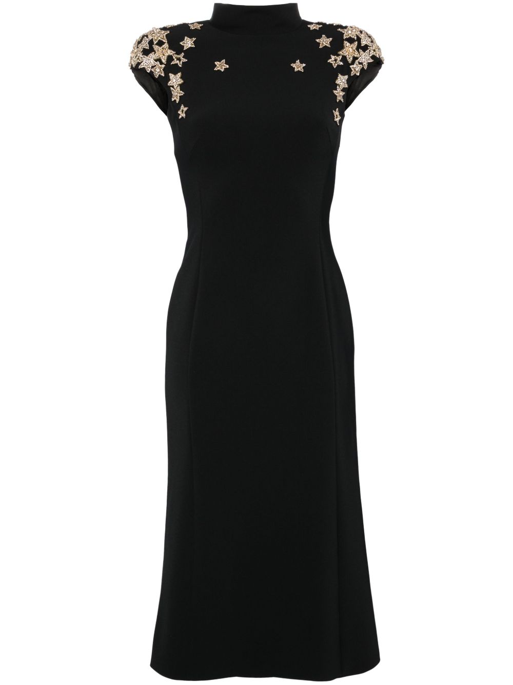 Jenny Packham Comet 星星刺绣礼服 - 黑色