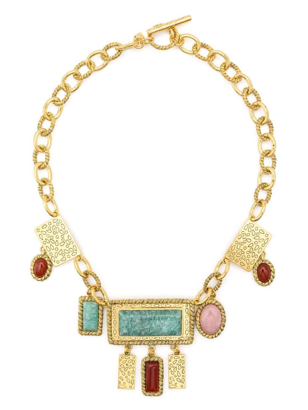 Aurelie Bidermann Malli multi-stone necklace - 金色