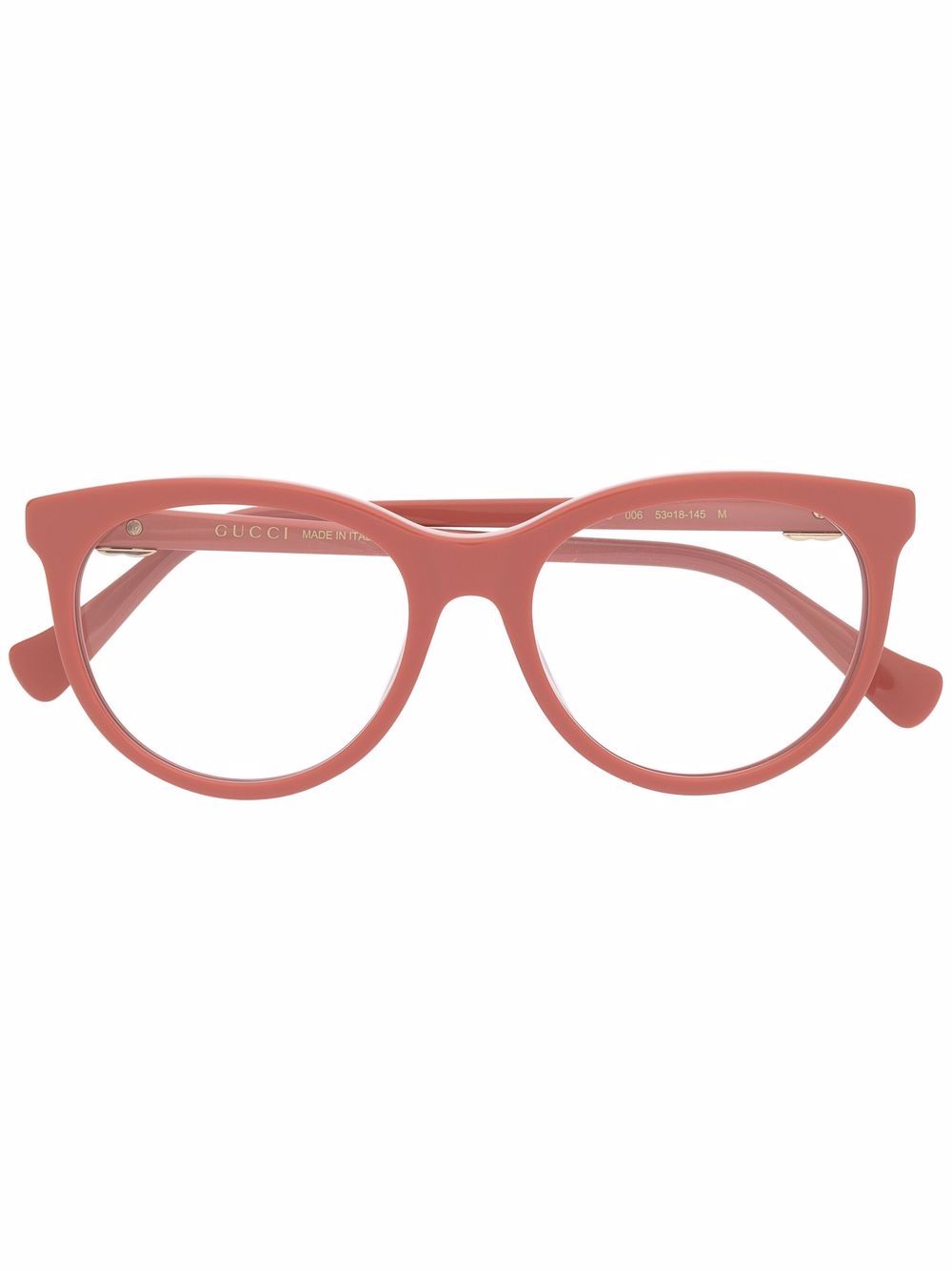 Gucci Eyewear GG 猫眼框眼镜 - 粉色