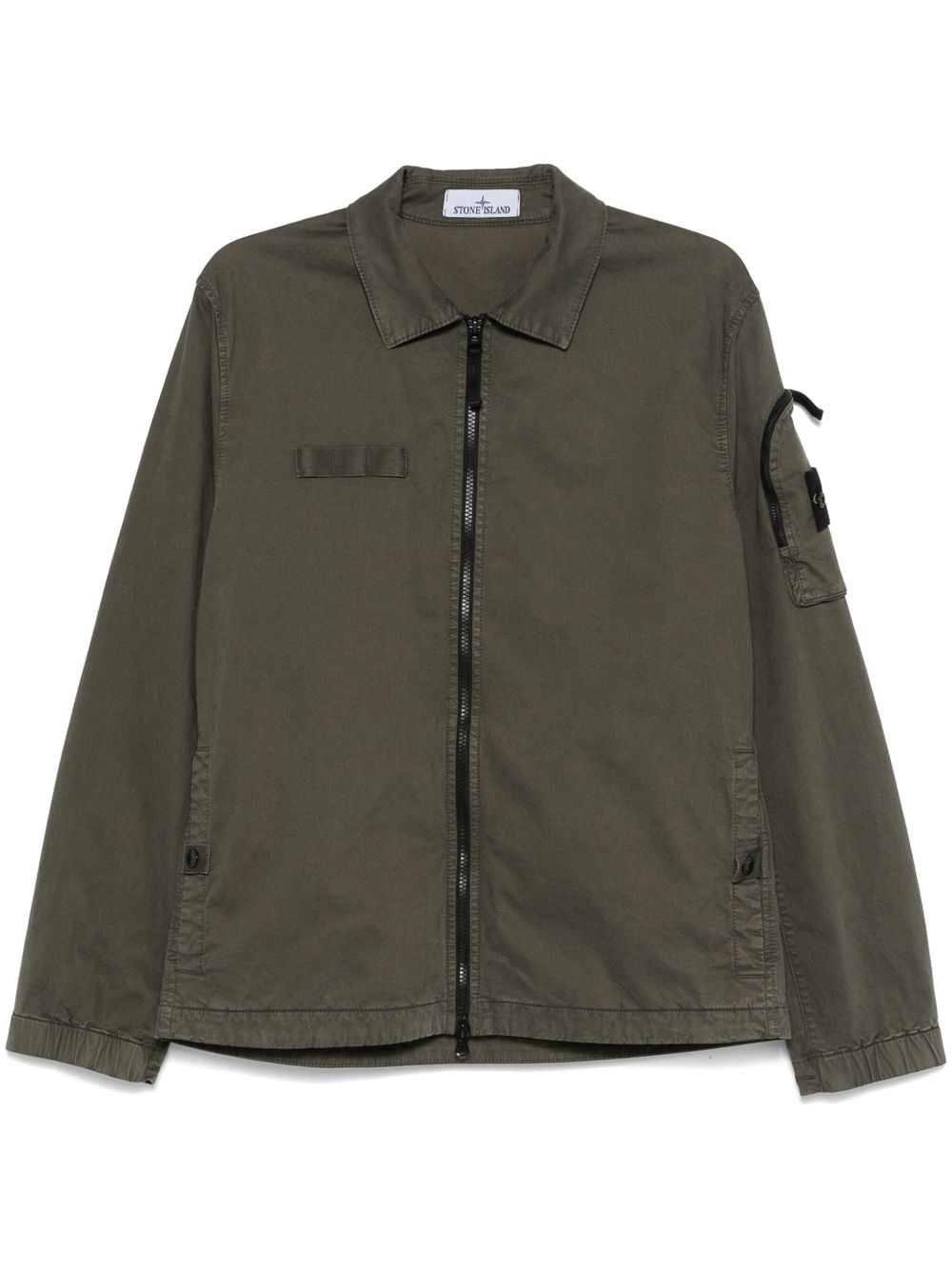 Stone Island 罗盘徽章衬衫 - 绿色
