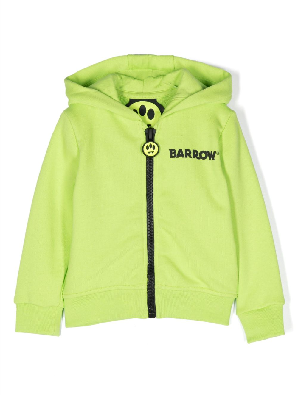 Barrow kids logo印花棉连帽衫 - 绿色
