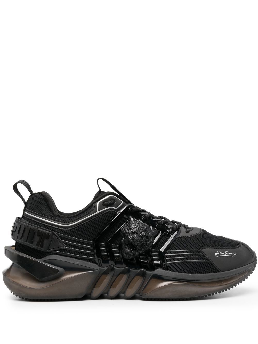 Plein Sport Runner Tiger 运动鞋 - 黑色