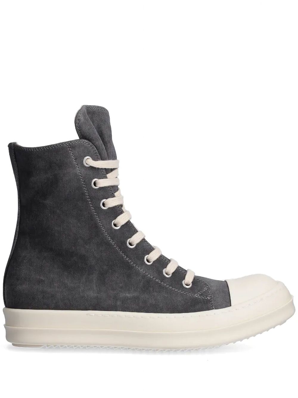 Rick Owens DRKSHDW 系带高帮运动鞋 - 灰色