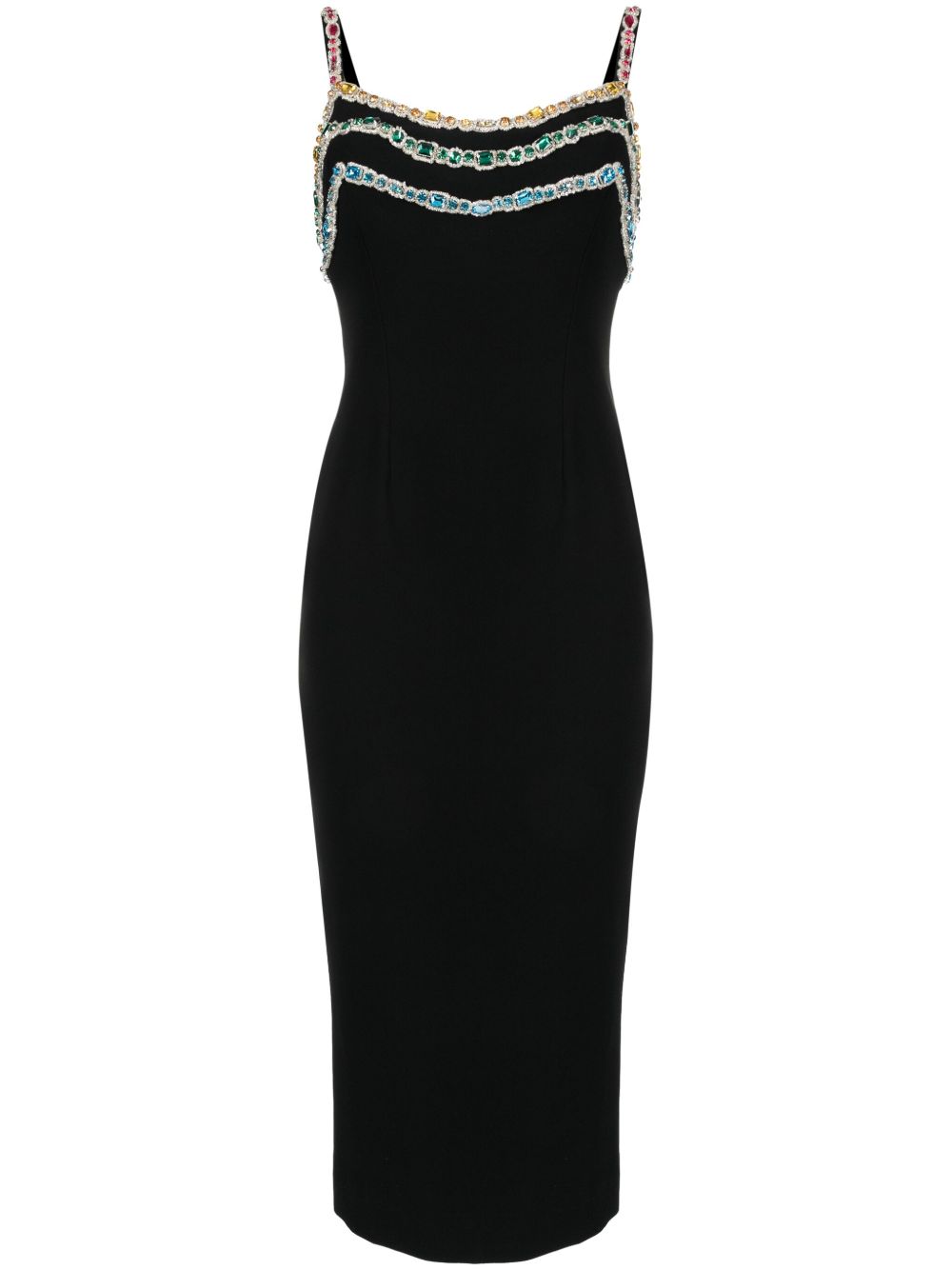Zuhair Murad 晶饰卡迪迷你连衣裙 - 黑色