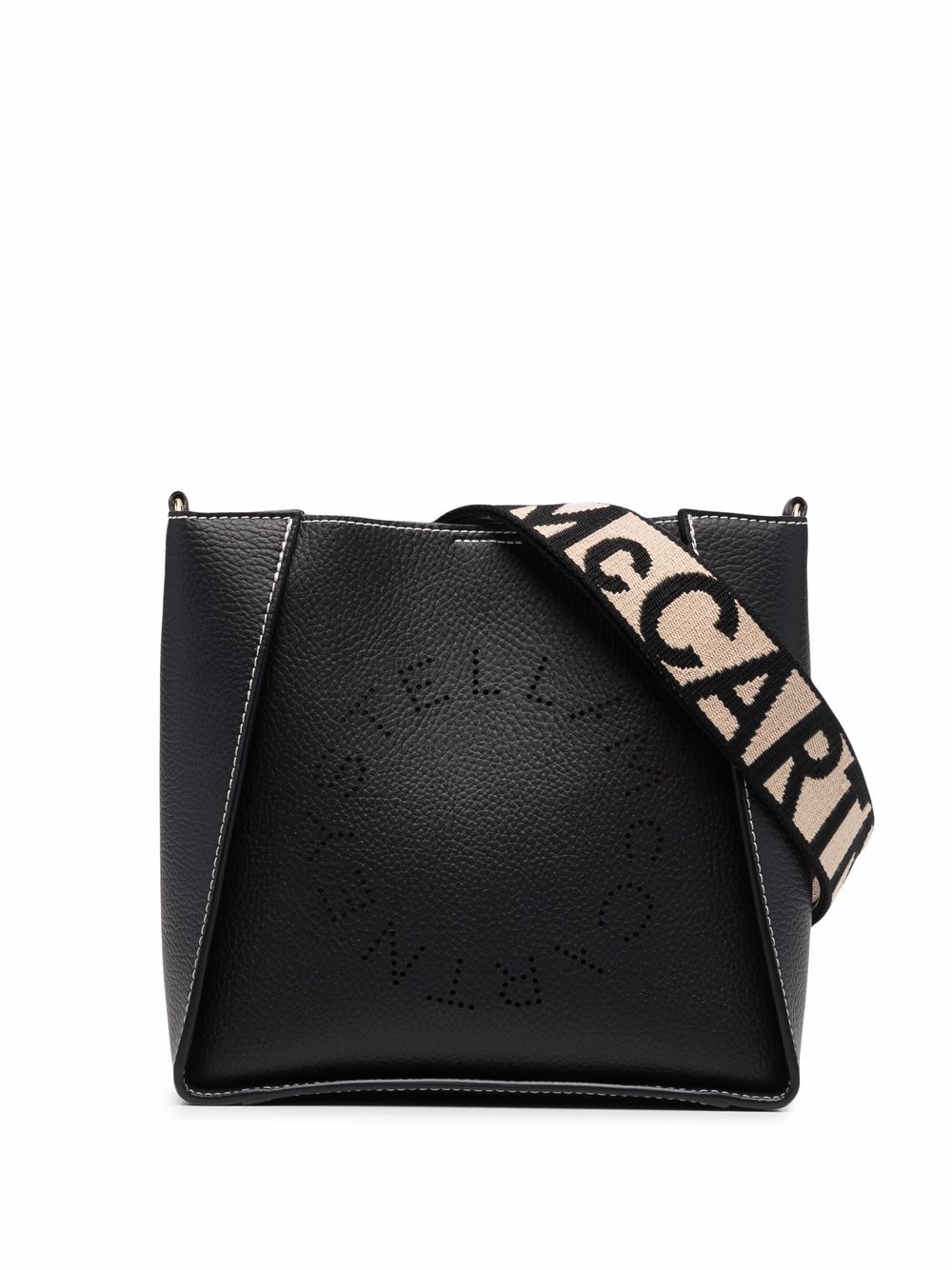 Stella McCartney 斯特拉·麦卡特尼 Stella Logo 斜挎包 - 黑色