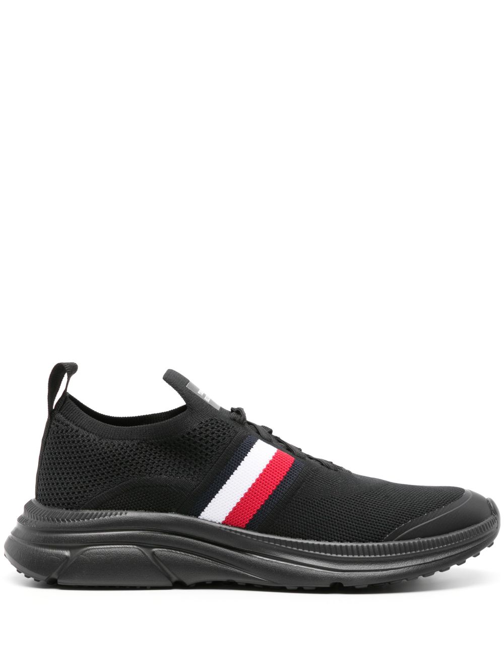 Tommy Hilfiger Modern 针织运动鞋 - 黑色