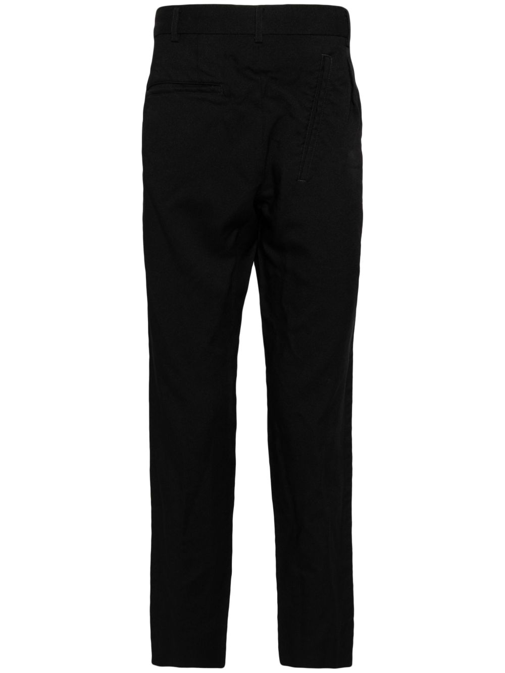 Comme des Garçons Homme 双面修身长裤 - 黑色