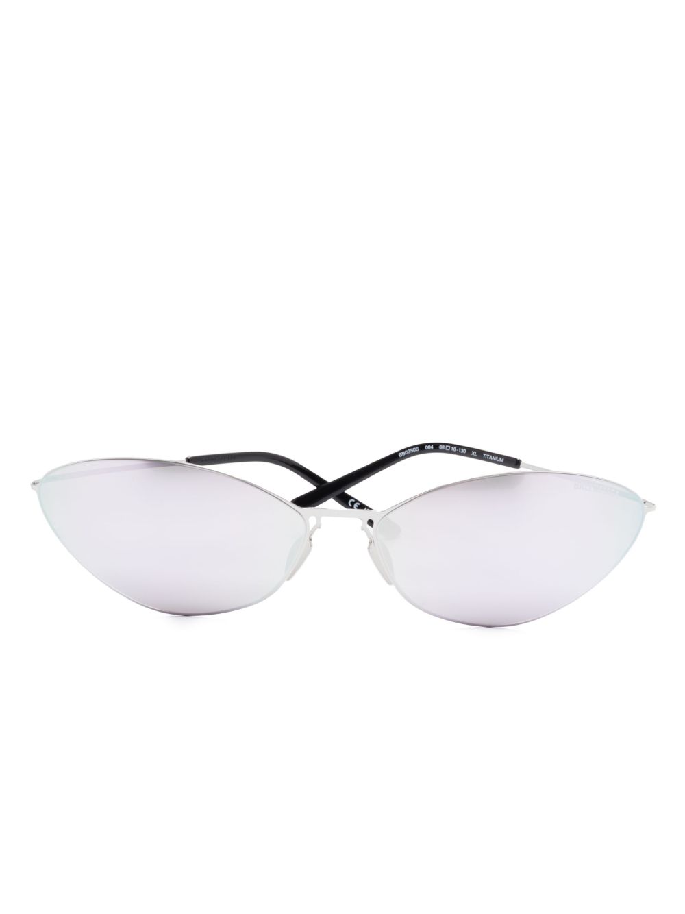 Balenciaga Eyewear Malibu 太阳眼镜 - 黑色
