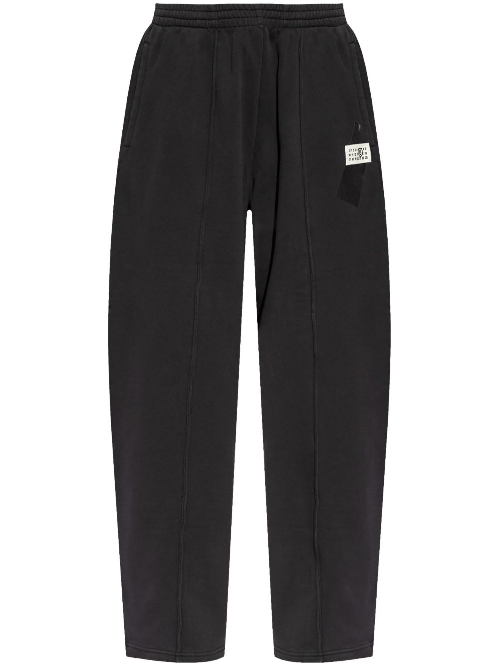 MM6 Maison Margiela 数字图案运动裤 - 黑色