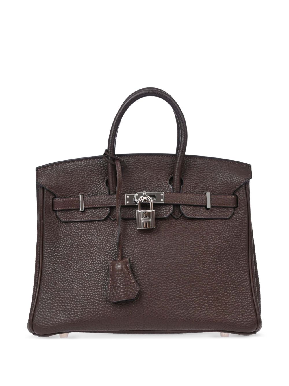 Hermès Pre-Owned Birkin 25 手提包（2007年典藏款） - 褐色