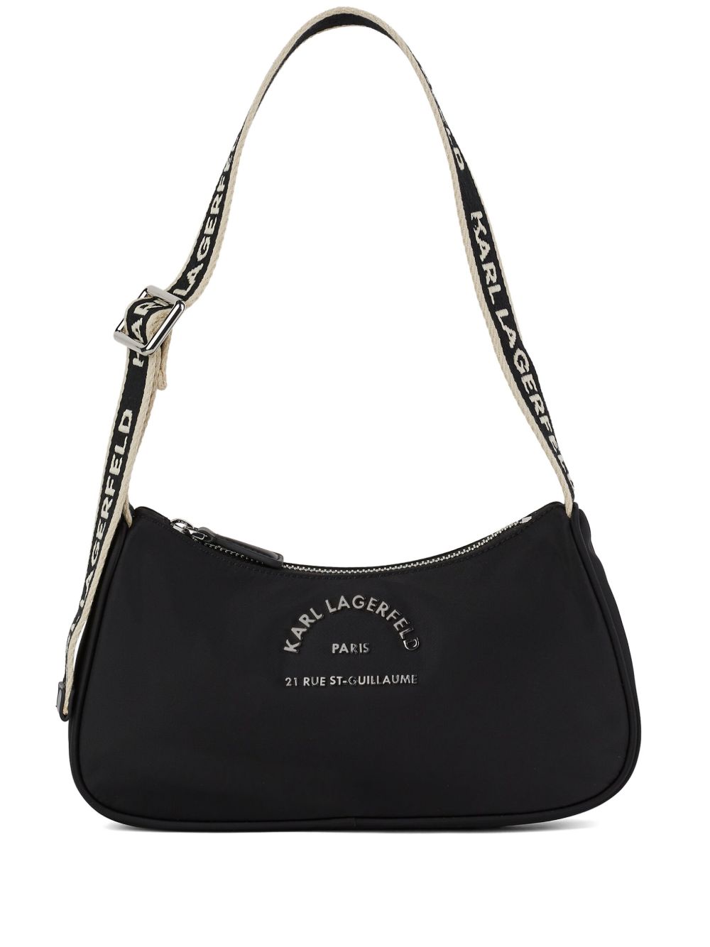 Karl Lagerfeld Rue St-Guillaume 单肩包 - 黑色