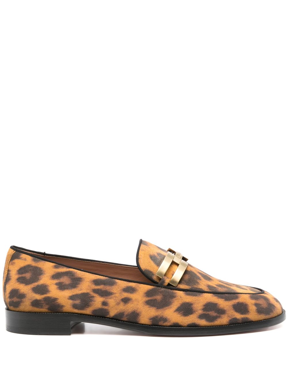 Aquazzura Brandi 绒面皮乐福鞋 - 中性色