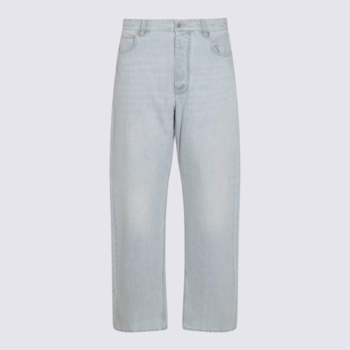 Bottega Veneta Light Blue Cotton Pants