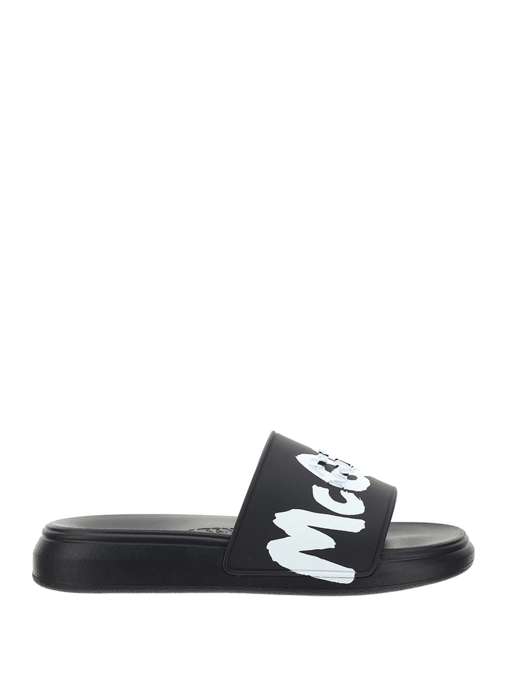 Alexander McQueen Graffiti Rubber Slides